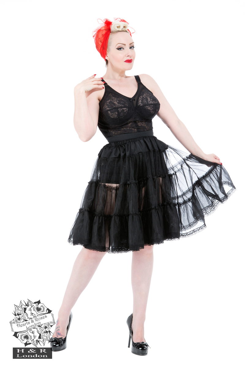 Black 25'' Petticoat